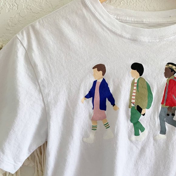 Stranger Things Graphic Cotton Crop Tee - Picture 2 of 9